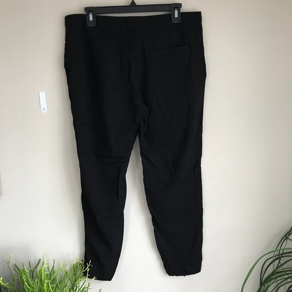 H&M loose fitted black ankle length trouser 10 - Picture 3 of 4